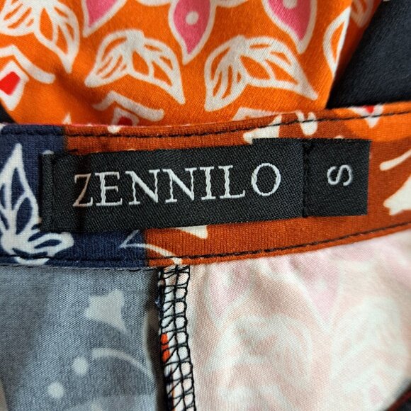 Zennilo Mandala Print Top Blouse Size Small - Picture 6 of 7